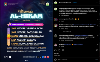 AJANG LOMBA HIMPUNAN INOVASI PENDIDIKAN ACEH MAJU